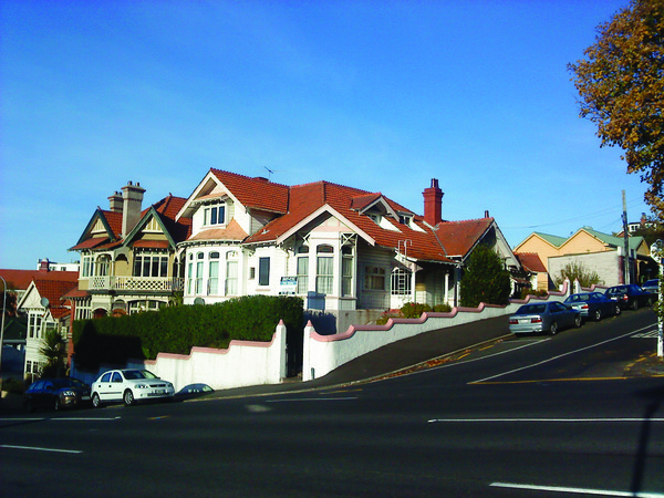 Traditional Otago University student houses like this are facing demand competition from new purposes-built dwellings offering modern comforts. 
